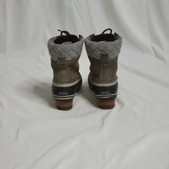 Sorel Slimpack II Lace Leather Waterproof Women’s Snow Winter Boots Sz 8 - Picture 9 of 11